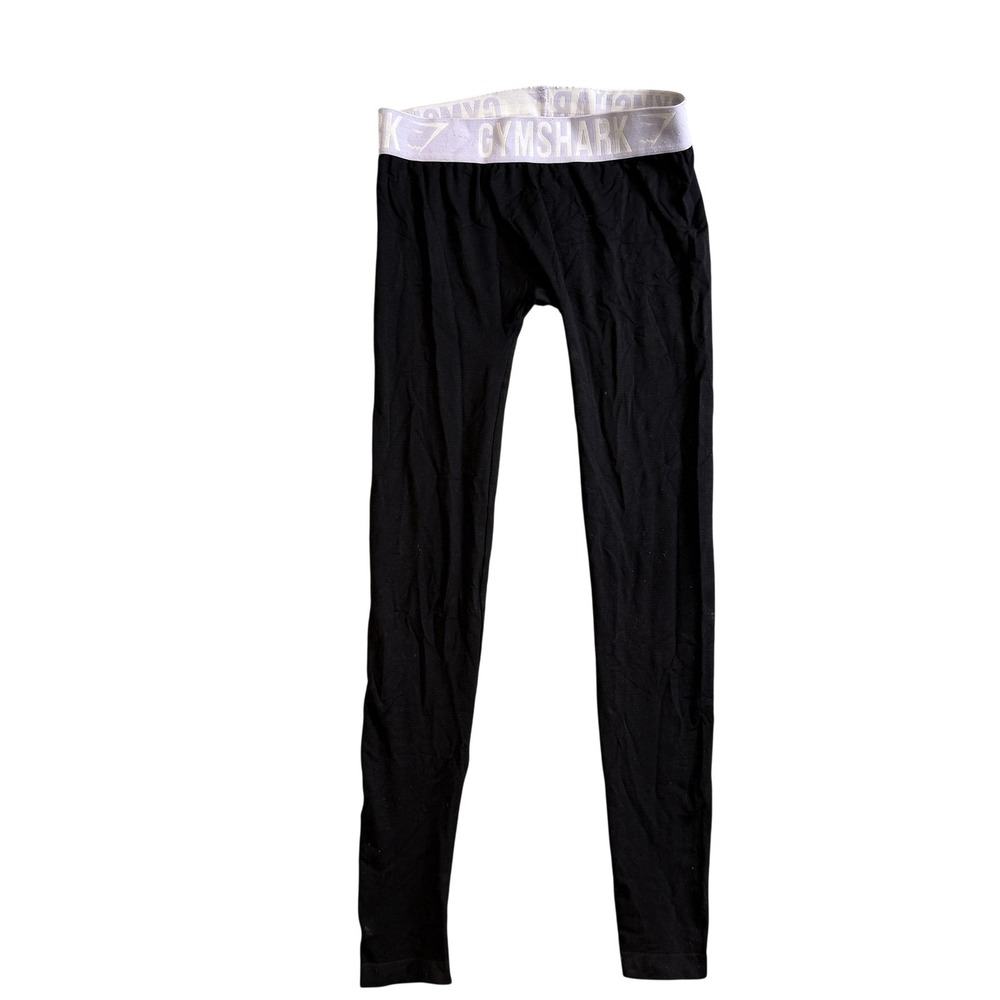 Gymshark Leggings Womens Medium Black Elastic Waistband Ankle Yoga Gym Pants